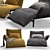 BullFrog Oggi Armchairs: Sleek & Stylish 3D model small image 2