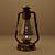 Stylish Triangle Lantern: Library with Materials and Textures 3D model small image 3