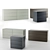 Sleek and Stylish: Glass Magical Chest of Drawers 3D model small image 1