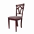 Rustic Oak Woodville Star Chair 3D model small image 4