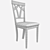 Rustic Oak Woodville Star Chair 3D model small image 5