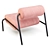 Zuiver Lekima: Stylish Armchair with Memphis Design 3D model small image 3