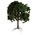 Poly Jungle: Luxurious Tree Sculpture 3D model small image 1