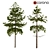 Eco-friendly Plant Tree Set 3D model small image 1