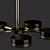 Elegant 5-Light Chandelier 3D model small image 3