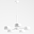 Elegant 5-Light Chandelier 3D model small image 5