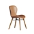 Uma Faux Leather Dining Chair: Modern Elegance for Any Space 3D model small image 2