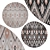 Vintage Circle Rugs | Classic Design 3D model small image 1