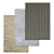 Luxury Carpets Set: High-Quality Textures 3D model small image 1