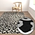 Luxury Carpets Set for Beautiful Interiors 3D model small image 5