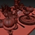 Spooky Halloween Table Decor 3D model small image 5