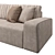 Elegant Pregno Babylon Sofa 3D model small image 2