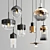 Nordic Glass Pendant Lighting 3D model small image 4