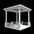 Luxury Alcove Gazebo: High-Quality Model, Various File Formats 3D model small image 1