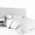 Sleek Modern Bed Design 3D model small image 5