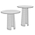 Elegant Poliform Orbit Glass Coffee Table 3D model small image 4