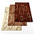 Versatile Rug Collection - 4 Textures 3D model small image 1