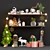 Festive Holiday Decor Set 3D model small image 2