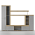 Modern Milan Wall Unit 3D model small image 1