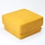 Contemporary Kate Pouf: Simple Elegance for Your Home 3D model small image 2