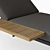 Grid Lounger: Sleek Outdoor Comfort 3D model small image 2