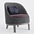 Elegant Belle Armchair: Luxurious Comfort 3D model small image 2