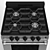 Whirlpool 5 Knob Gas Range 3D model small image 3