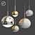 Reflective Orb Ceiling Lamp 3D model small image 2