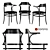 Modern Wood Chair: Thonet 233M 3D model small image 1