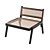 H&M Rattan Low Chair | Stylish & Sustainable 3D model small image 1