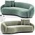 Elegant Siena Sofa: Versatile and Stylish 3D model small image 1