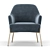 Elegant Erastus Armchair: Comfort in Style 3D model small image 2