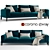 Dema Nelson Modern Sofa 3D model small image 1