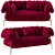 Elegant comfort: Bonaldo Tirella Sofa 3D model small image 1