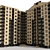 Modern High-Rise Residence 3D model small image 1