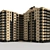 Modern High-Rise Residence 3D model small image 4