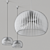 Sleek Atto 5000 Pendant by Secto 3D model small image 2