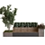 6-Piece Tree Set with Bench 3D model small image 2