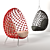 Dragnet Cocoon Lounge Chair 3D model small image 8
