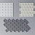 ASHOME 3D Wall Tiles - Customizable Finishes 3D model small image 3