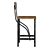 Industrial Loft Solene Bar Stool 3D model small image 4