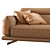 Sleek and Cozy: Ditre Italia Skin Sofa 3D model small image 4