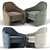 Elegant Pavia Lounge Chair 3D model small image 1