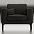 Sleek & Sophisticated Jonas Armchair 3D model small image 4