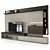 Modern TV Shelf Set5 | Sleek and Stylish Entertainment Solution 3D model small image 2