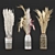 Pampas Bliss - Dried Plant Set 3D model small image 2