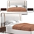 Mezzo Collection Bed Scott - Sleek and Stylish Sleep 3D model small image 2