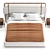 Mezzo Collection Bed Scott - Sleek and Stylish Sleep 3D model small image 3