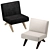 Bentley Outdoor Lounge Chair - Elegant and Comfortable 3D model small image 3