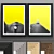 Modern Art Frame Set 3D model small image 1